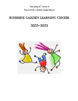 2022-2023 Sunshine Garden Learning Center Application